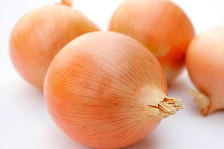 Oignons pour les vers ronds et les oxyures